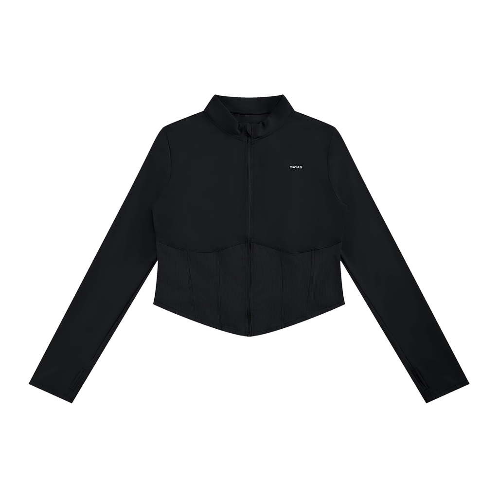 Sayas Women's Slim Fit Full-Zip Jacket