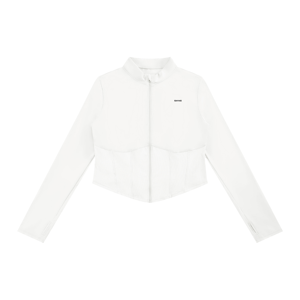 Sayas Women's Slim Fit Full-Zip Jacket
