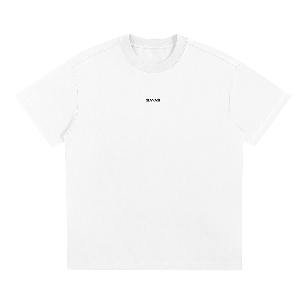 Sayas Foundation cooling pickleball t-shirt in white, Sorona quick-dry fabric, photo 2