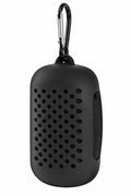 Pickleball Cooling Towel - Quick-Dry Microfiber with Carabiner Case, Black