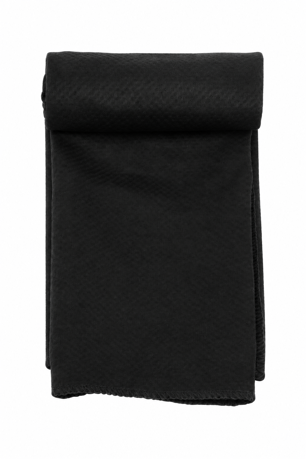 Pickleball Cooling Towel - Quick-Dry Microfiber with Carabiner Case, Black